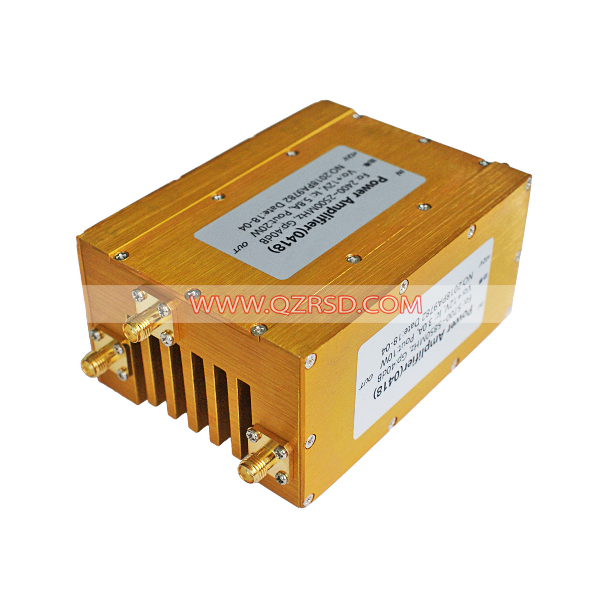 三合一微波功率放大器(840-1600MHz/10W 2400-2500MHz/20W 5700-5850MHz/10W)